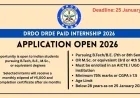 DRDO DRDE Paid Internship 2026: Applications Open for 6-Month Internship With ₹5,000 Monthly Stipend