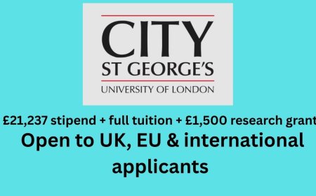 PhD Studentship Opportunities at City St George’s, University of London (2026 Intake)