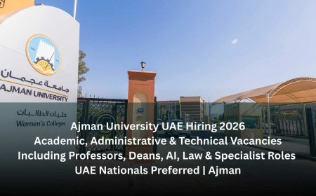 Ajman University UAE Invites Application for 32 Academic, Research and Support Positions