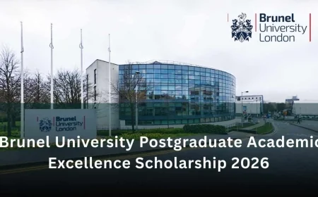 Brunel University Postgraduate Academic Excellence Scholarship 2026