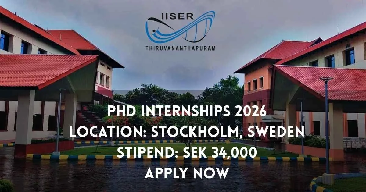 Tvm Lab IISER Thiruvananthapuram Project Scientist Recruitment 2026: DBT-Funded ...