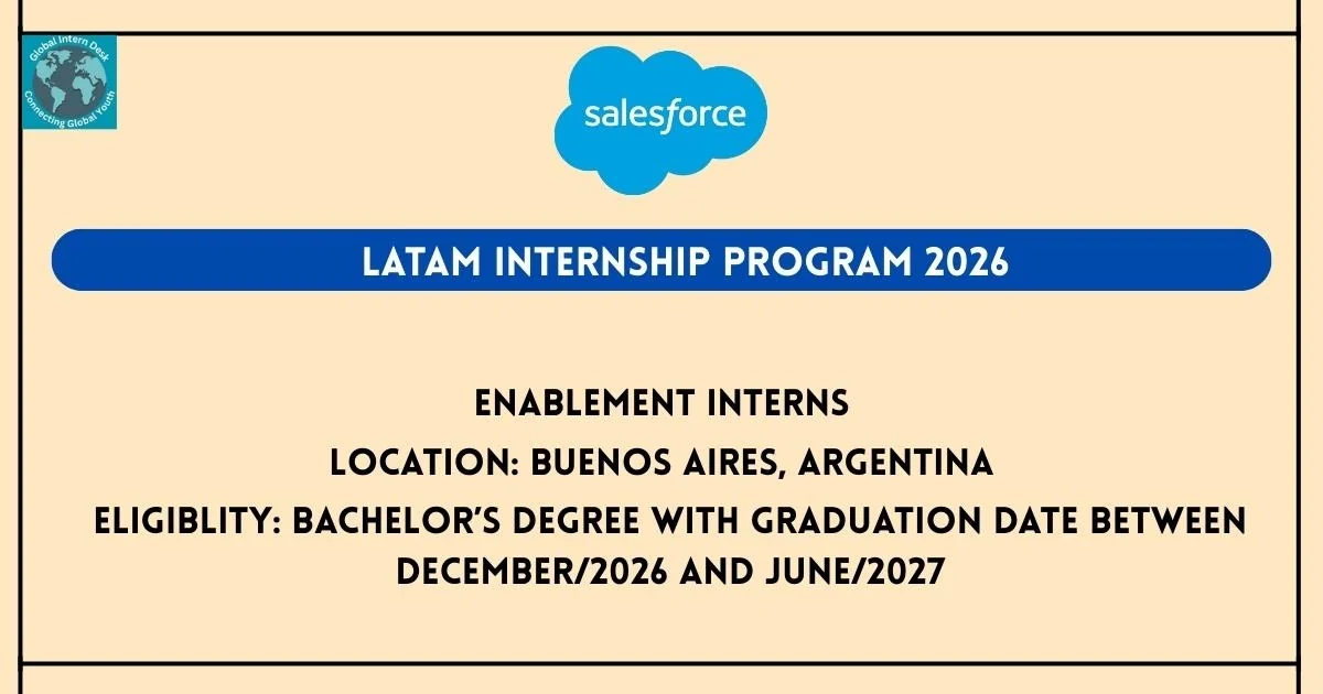 Salesforce Announces LATAM Internship Program 2026 for Enablement ...