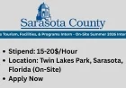 Sarasota County Government Opens Paid Sports Tourism, Facilities, & Programs Intern Internship for Summer 2026 (Stipend $15–$20/hr)