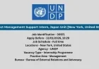 Project Management Support Intern, Japan Unit [New York, United States]