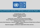 Monitoring and Evaluation Associate at UNDP (Open to all applicants), Kingston, Jamaica