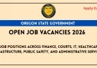 Oregon State Government Announces 27 Job Openings Across Administration, IT, Healthcare & Public Services