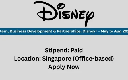 Disney+ Opens Business Development & Partnerships Internship in Singapore for Summer 2026