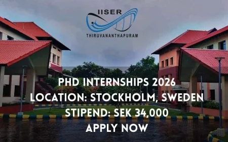 IISER Thiruvananthapuram Project Scientist Recruitment 2026: DBT-Funded Imaging Research, Salary ₹56,000 + HRA