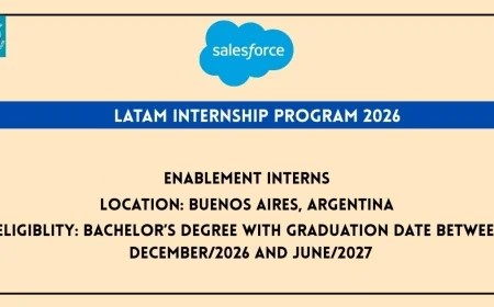 Salesforce Announces LATAM Internship Program 2026 for Enablement Interns in Argentina