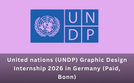 United nations (UNDP) Graphic Design Internship 2026 in Germany (Paid, Bonn)