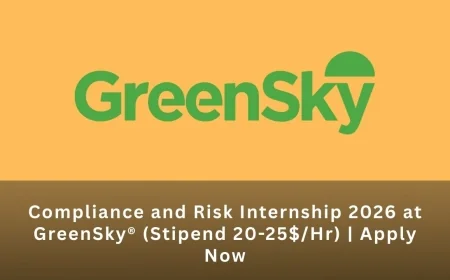Compliance and Risk Internship 2026 at GreenSky® (Stipend 20-25$/Hr) | Apply Now