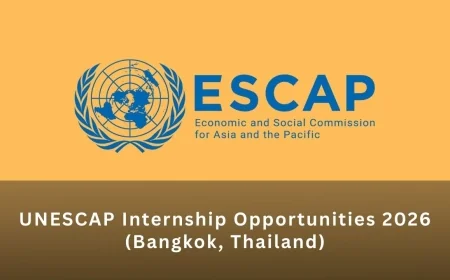 UNESCAP Internship Opportunities 2026 (Bangkok, Thailand)