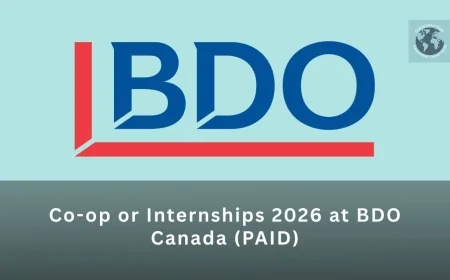 Co-op or Internships 2026 at BDO Canada (PAID)