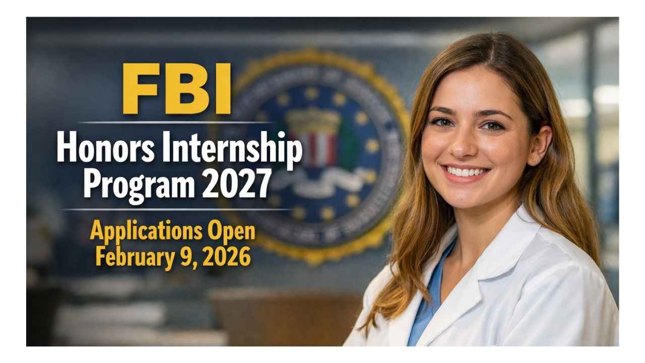 FBI to Open Honors Internship Program 2027 Applications on February 9, 2026 — Paid Federal Opportunity