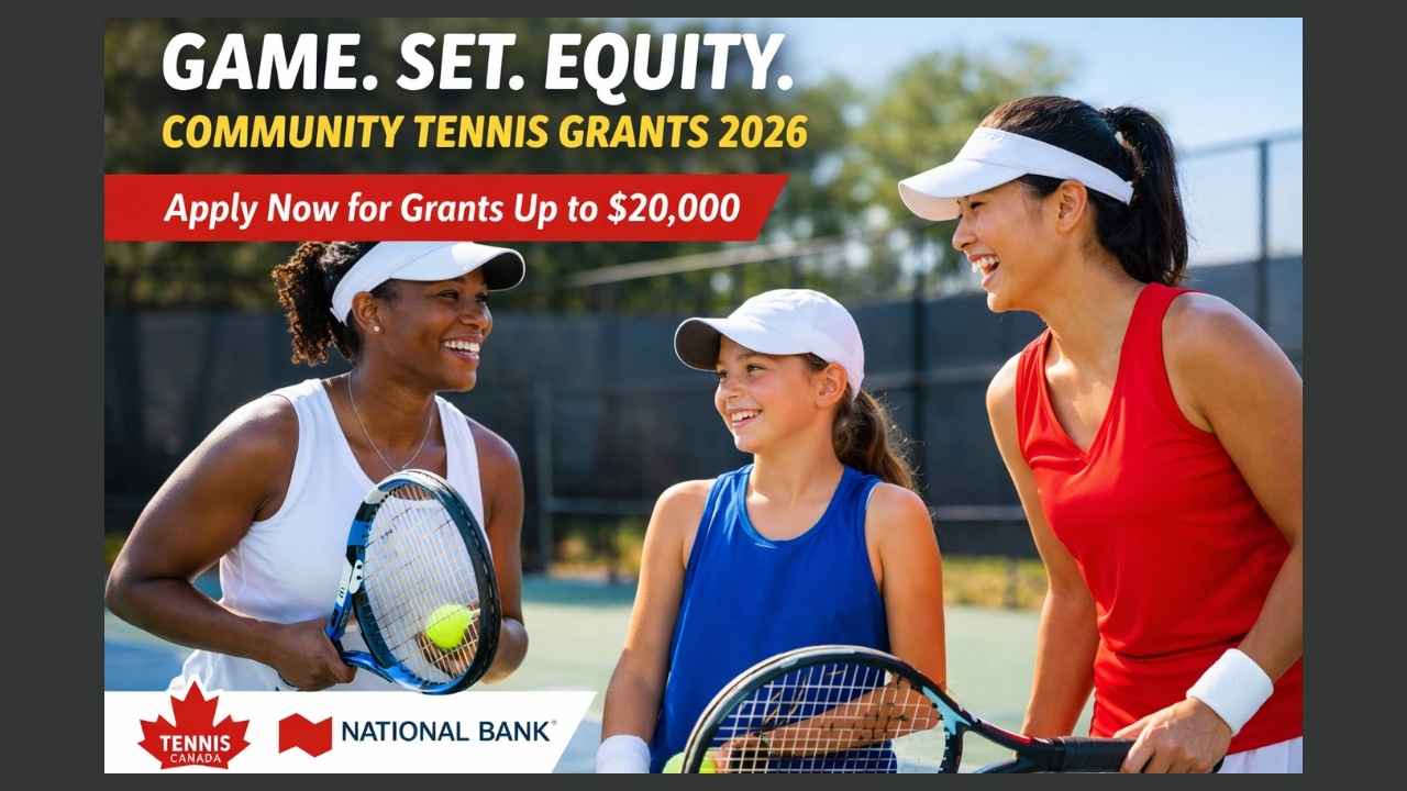 Community Tennis Grants Open for 2026 with New Two-Year Funding Stream up to $20,000