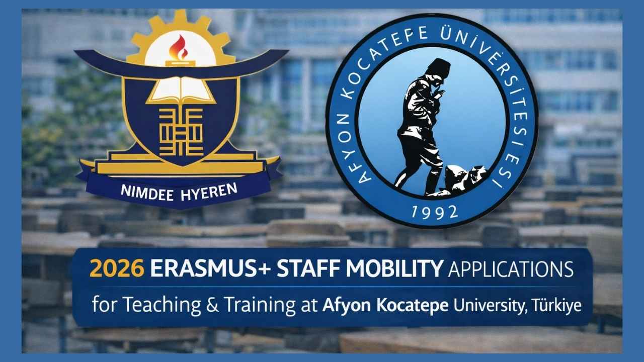 KsTU Opens 2026 Erasmus+ Staff Mobility Applications for Teaching & Training at Afyon Kocatepe University, Türkiye