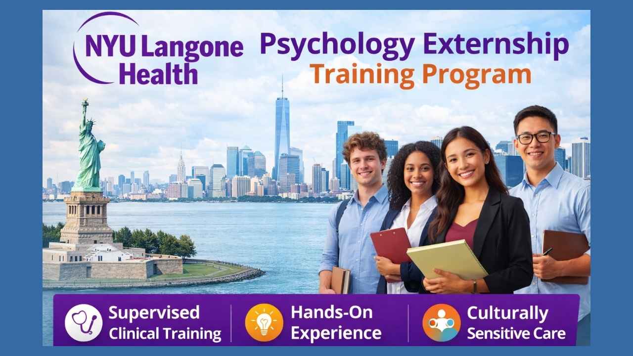 NYU Langone Opens Psychology Externship Training Program 2026 at Sunset Terrace Family Health Center