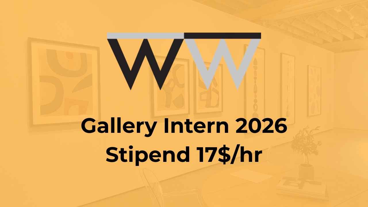 Winston Wächter Fine Art Opens Paid Spring 2026 Gallery Internship