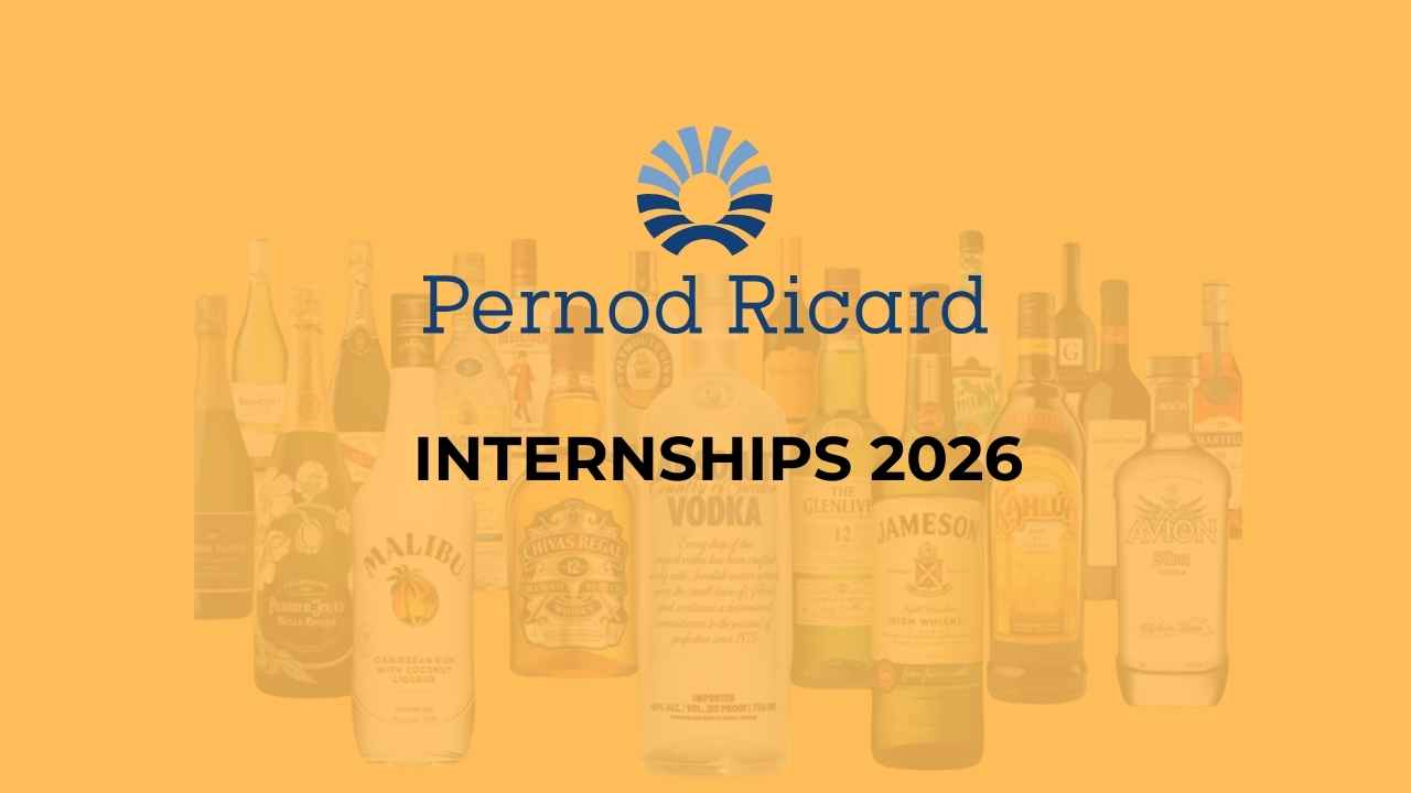 Pernod Ricard Internship Opportunities Open 2026 (USA, Canada, France)
