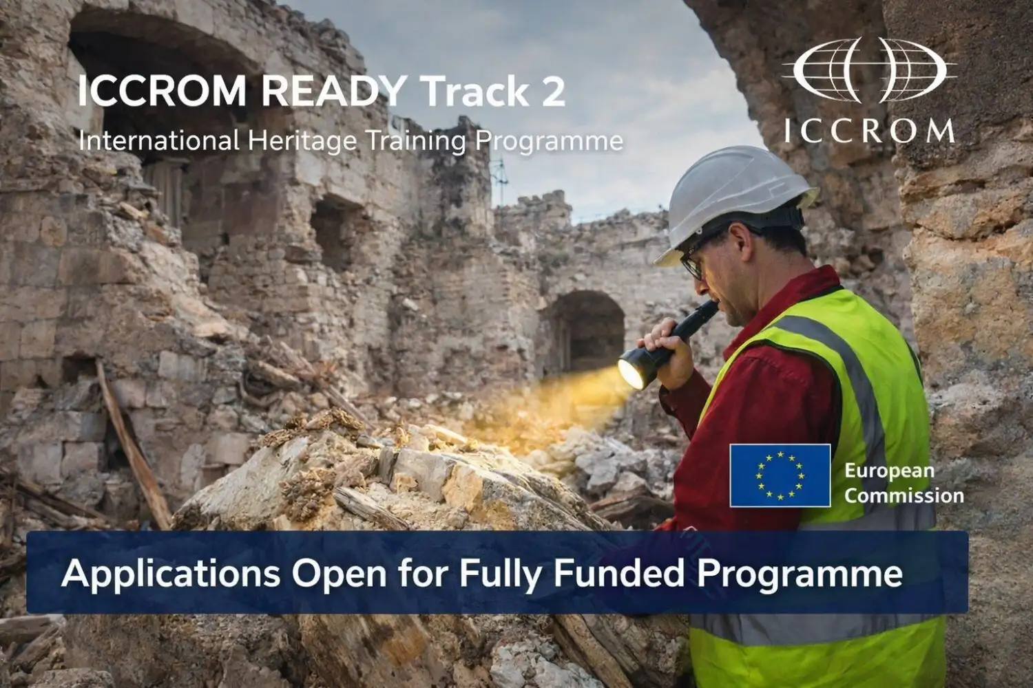Applications Open for READY Track 2, a Fully Funded ICCROM Training on Safeguarding Cultural Heritage