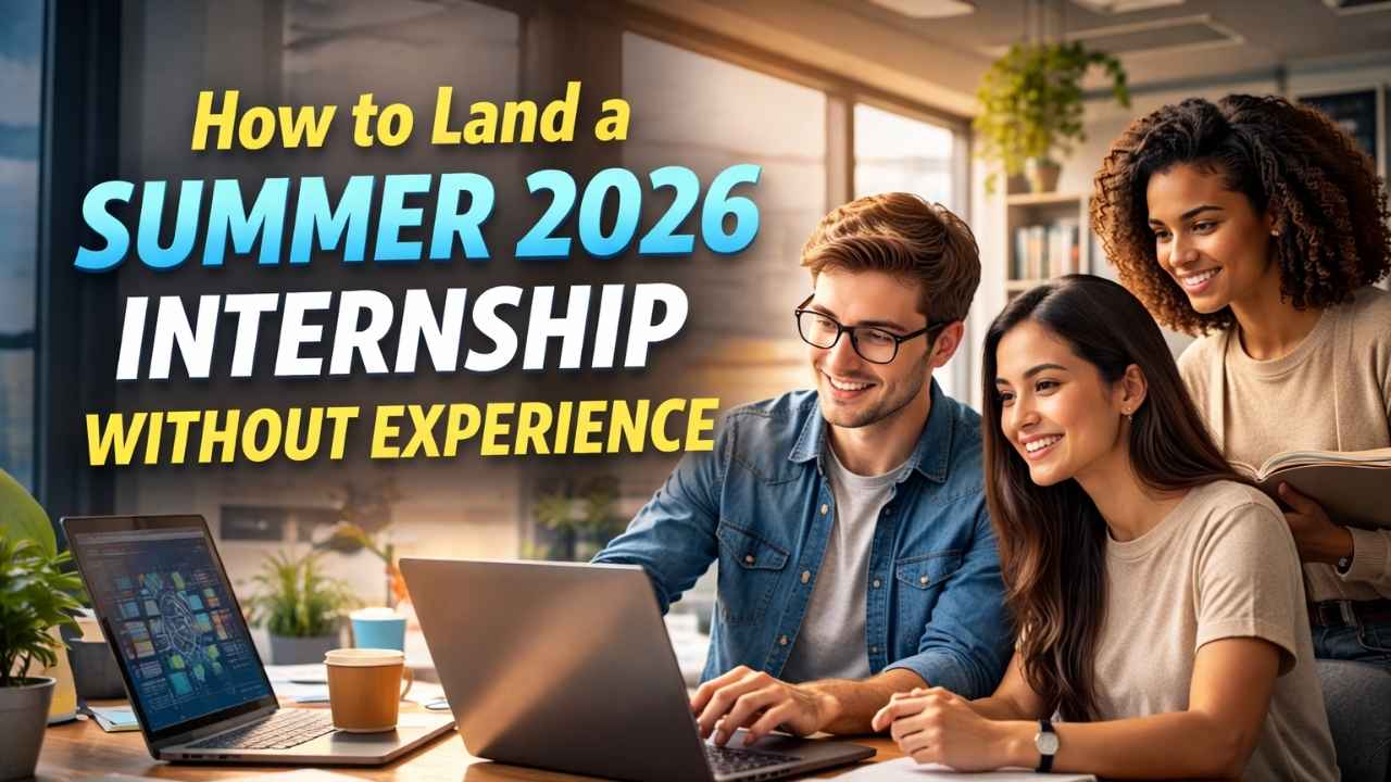 How to Land a Summer 2026 Internship Without Prior Experience