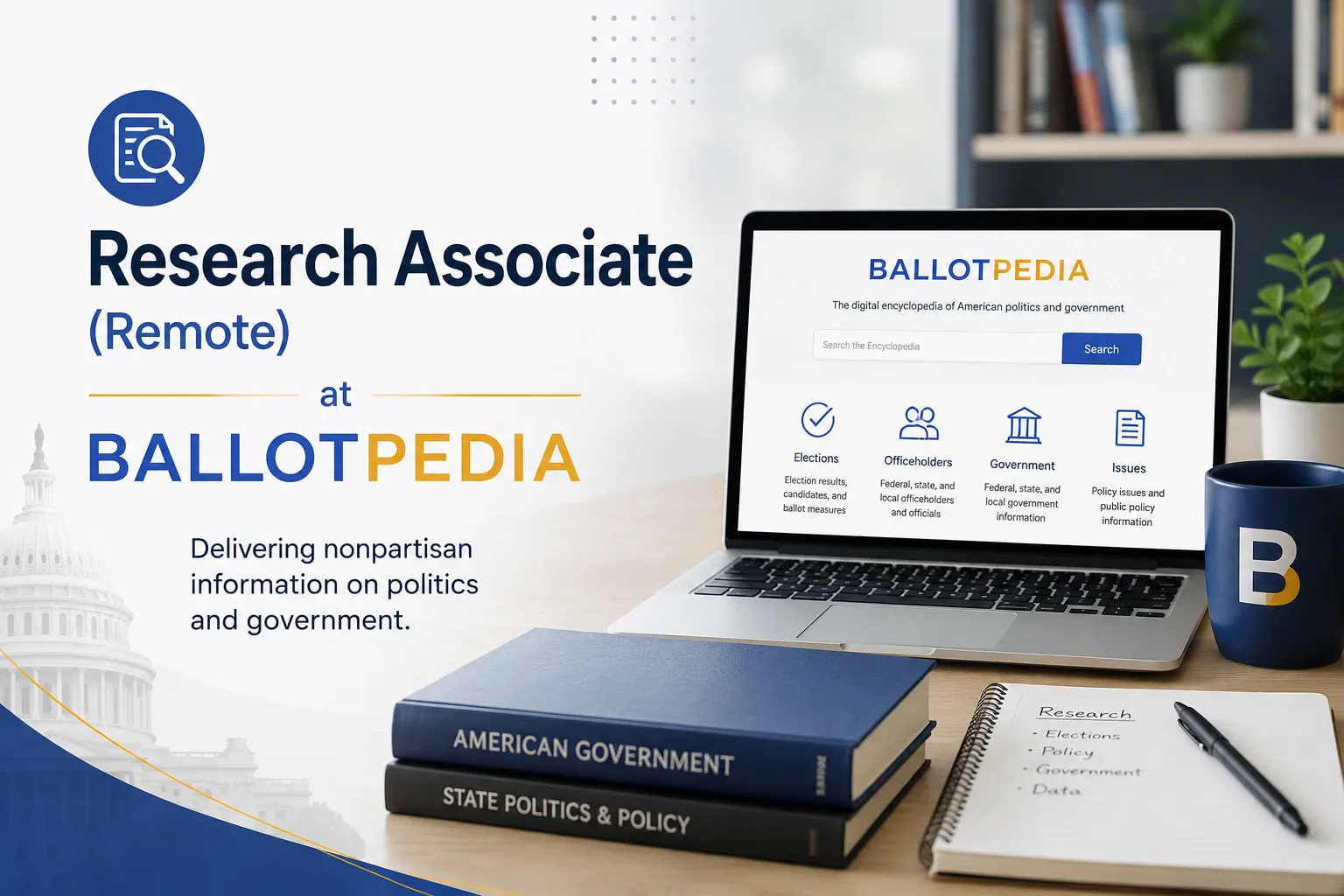 Research Associate (Remote) at Ballotpedia