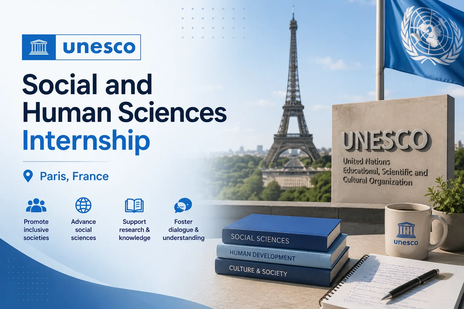 Social and Human Sciences Internship at UNESCO (Paris, France)