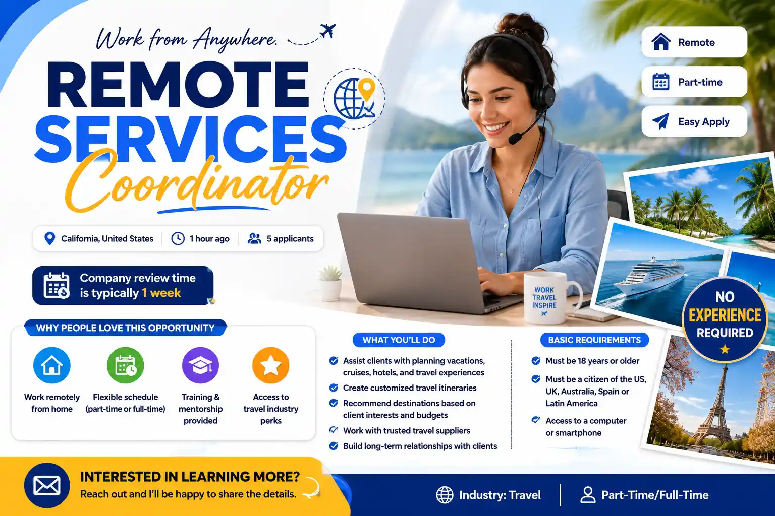 Remote Services Coordinator at SoMuchfuntoTravel